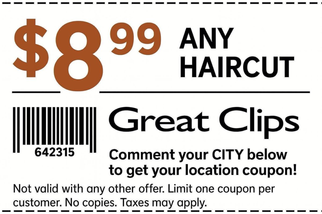 great clips coupon