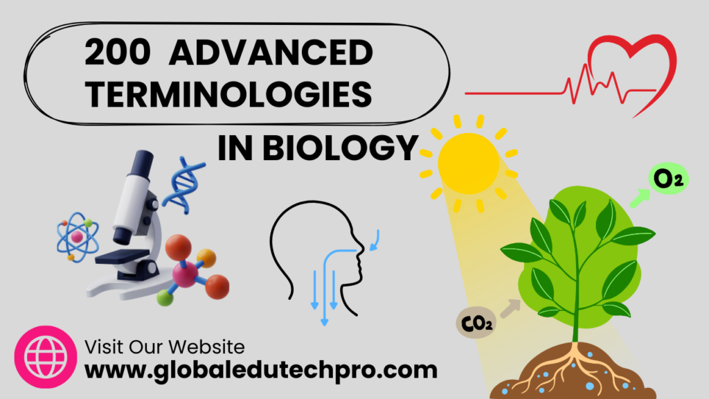 biology terminology