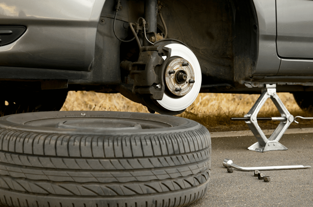 how to change a tire