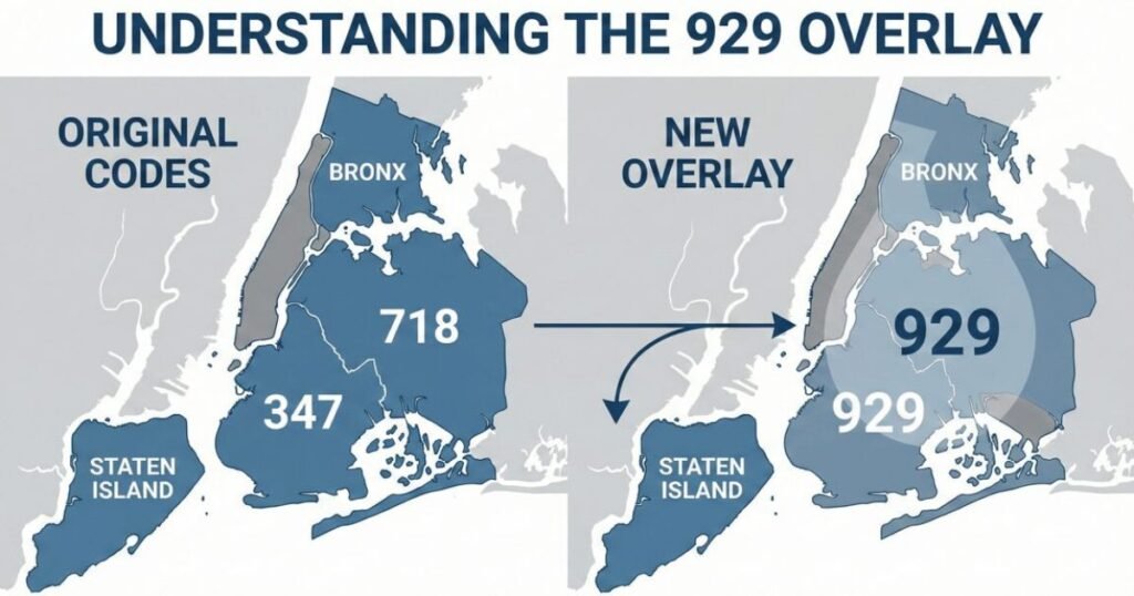 929 area code
