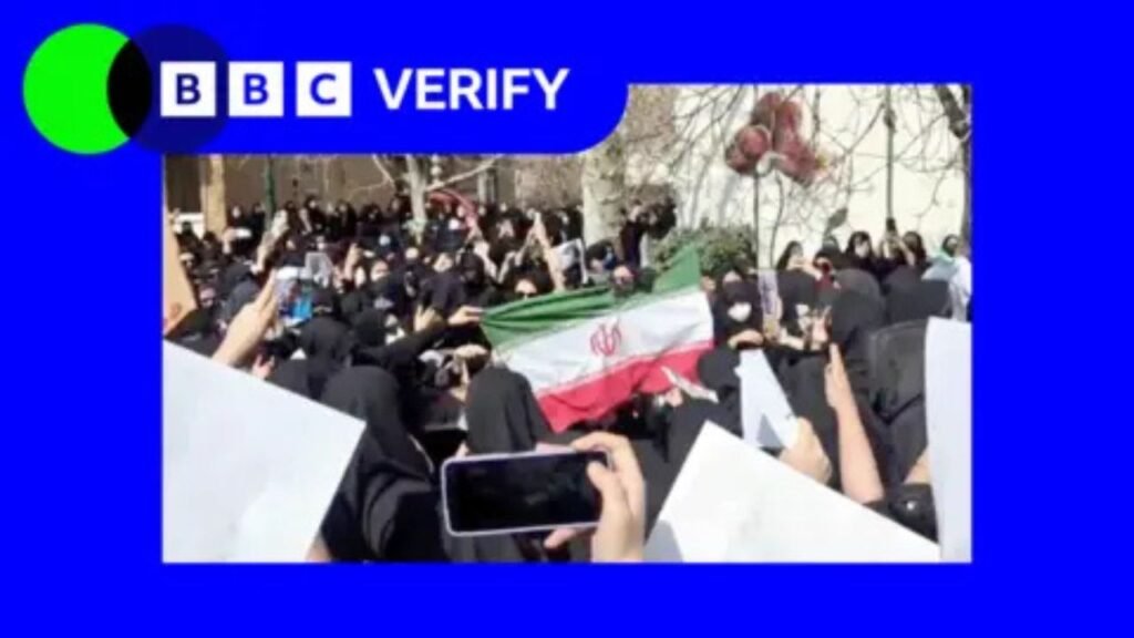 Reader accessing BBC Persian news online