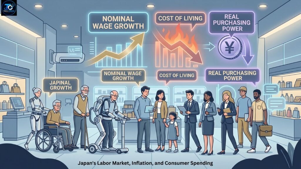 Japan's labor market, inflation, and consumer spending trends